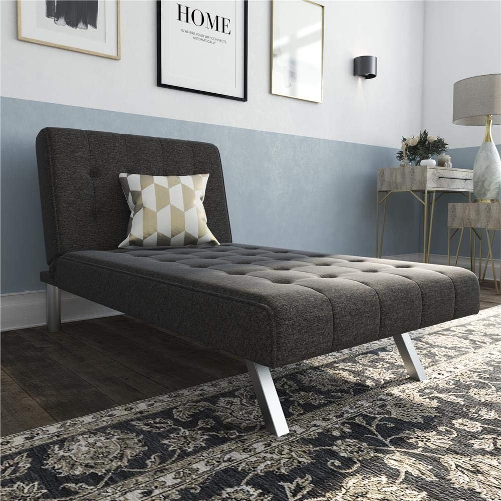 DHP Sofa Bed, Metal, Grey, Single Amazon.co.uk Kitchen & Home