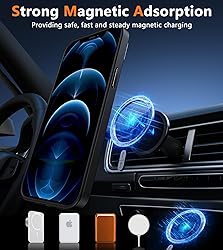 FNTCASE for iPhone 12 Pro-Max Case: Strong Magnetic