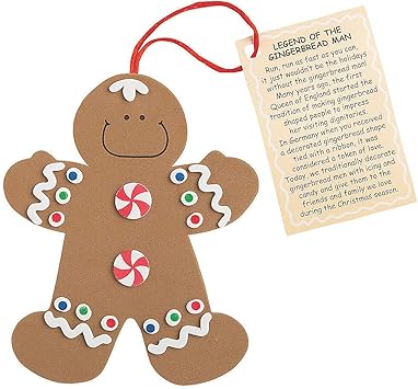 Amazon Com Fun Express Legend Of The Gingerbread Man Orn Ck