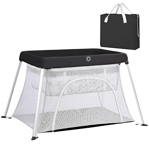 TODEFULL Portable Travel Crib for Baby, in Folding Baby Travel