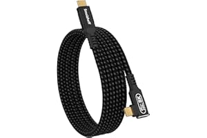 3.3ft/1M 90-Degree Right Angle for Flexible & Neat Setup,Thunderbolt 4 USB-C Cable, 40Gbps Data Transfer, 240W PD Charging, 8