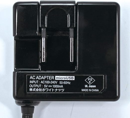 Amazon Co Jp White Nuts Urbano V02 Kyv34 Flat Compact Smartphone Charger Micro Usb Ac Adapter Wn Wy Electronics Cameras