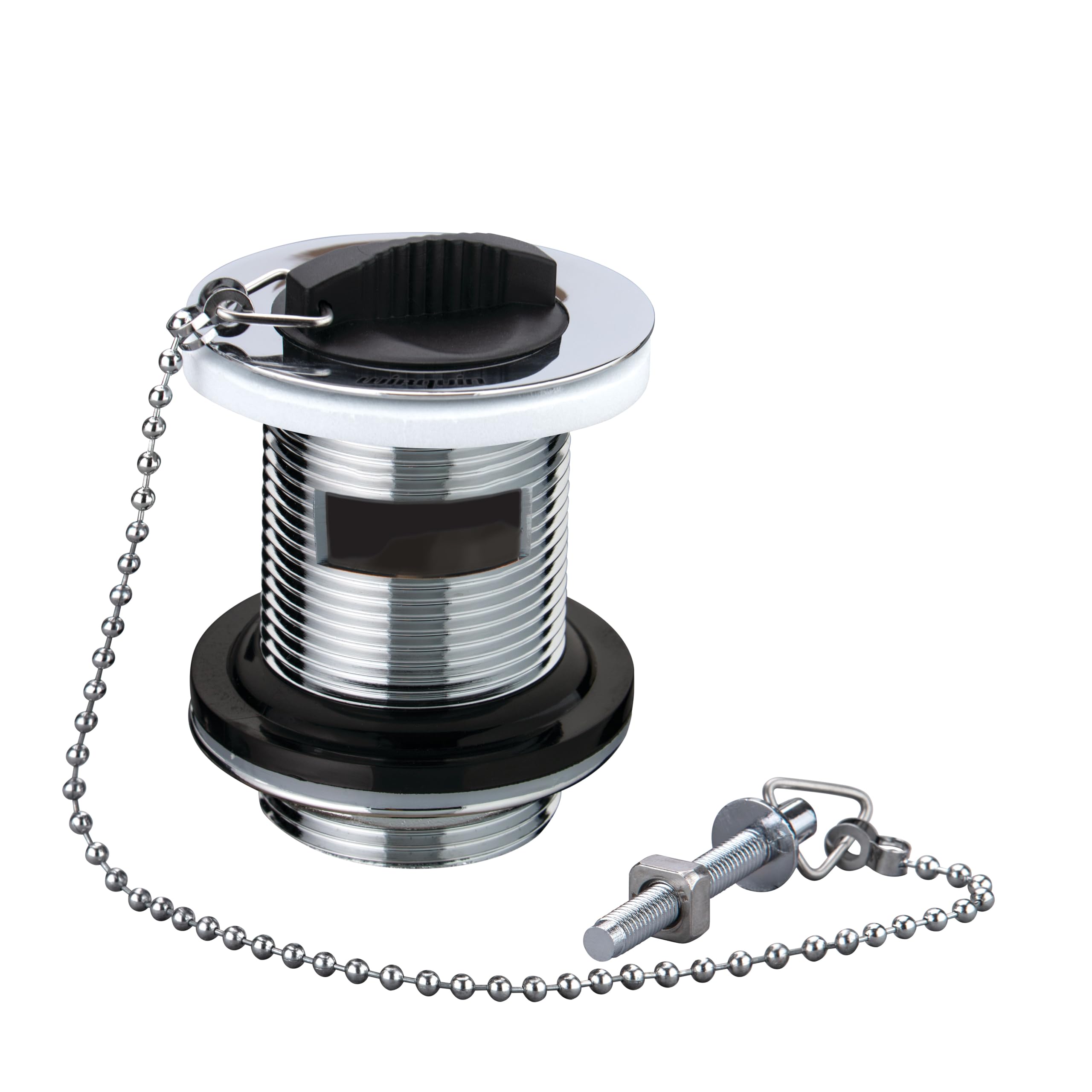 Wirquin 30120602 Basin Brass Waste Plastic Plug 75mm Slotted