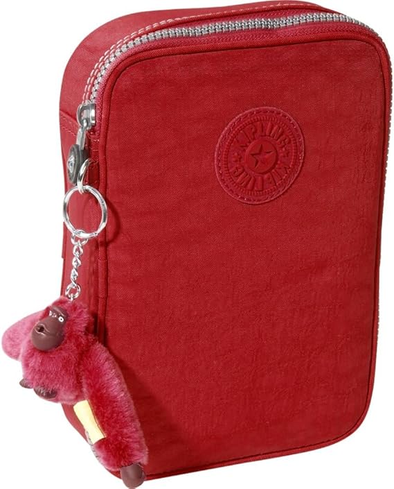 Kipling 100 Pens Pencil Case Red Pencil Holders