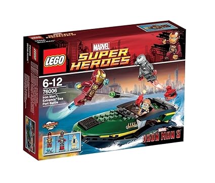 Lego Super Heroes Iron Man Seaport Battle 76006