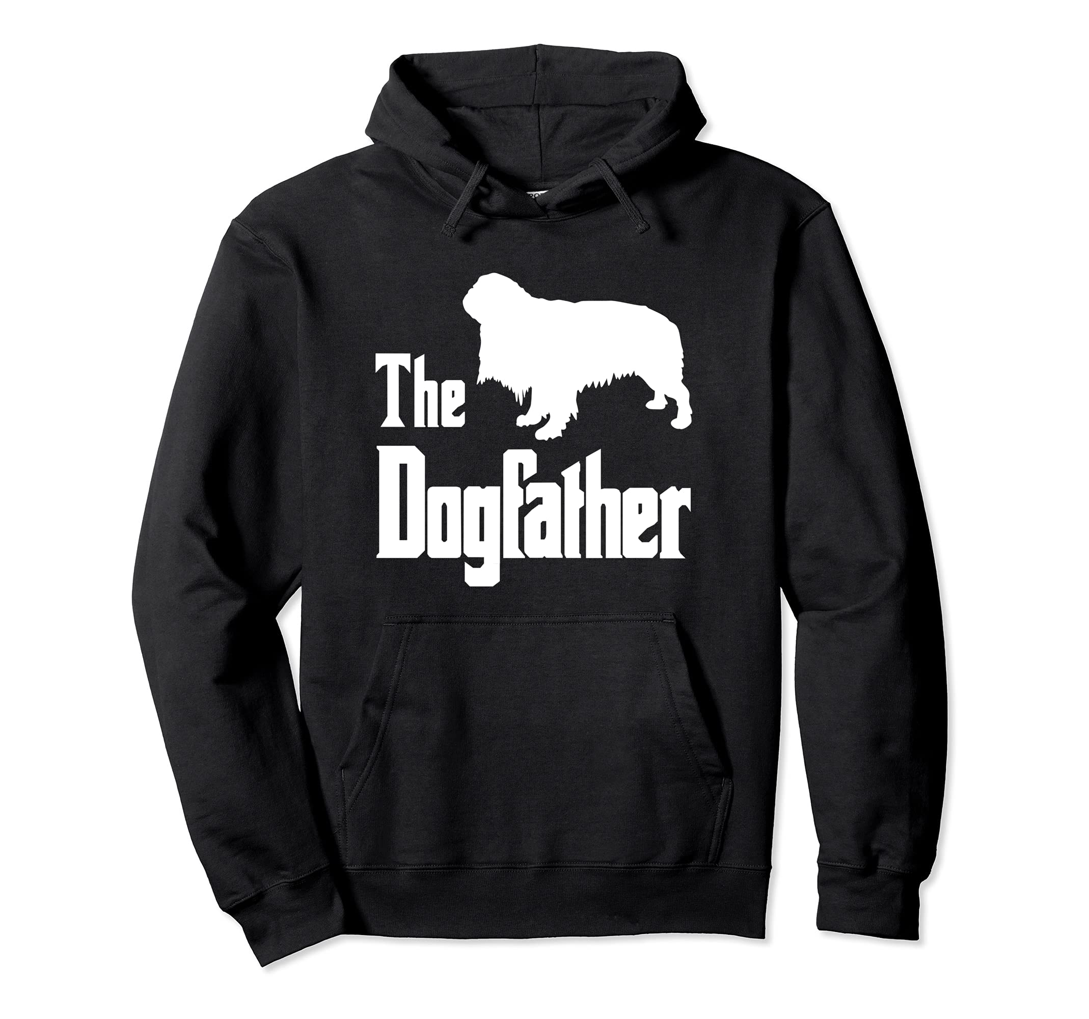 The Dogfather - funny dog gift, funny English Toy Spaniel Pullover Hoodie