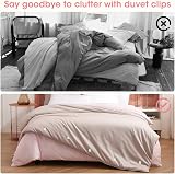 MQUPIN Quilt Fixing Clips 16 Pcs Duvet Cover Clips Mushroom Buttons Boxed view 2