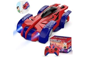 EpochAir Wall Climbing Remote Control Car, Dual Mode 360° Rotating RC Stunt Cars with Headlight,Rechargeable Toys for Boys Gift for Boys 4 5 6 7 8-12 Year Old