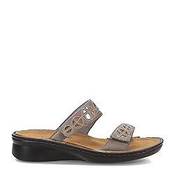 NAOT Women's Cornet Sandal Foggy Gray Lthr/Glass
