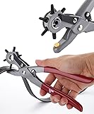 UNCO Leather Punch Tool with Multi-Hole Sizes, Belt
