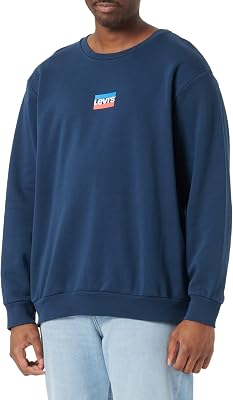 Standard Graphic Crew, Hombre, Mini Sportswear - Dress Blues, M