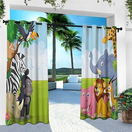 Amazon Com Leinuoyi Kids Outdoor Curtain Pole Kids Design