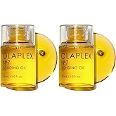 Olaplex No. 7 Bonding Oil, Concentrated High Shine Oil, Heat Protectant, Visibly Smooths & Softens Hair, Added Color Vibrancy, Up to 72 Hour Frizz Control, For All Hair Types, 1 fl oz (Pack of 2)