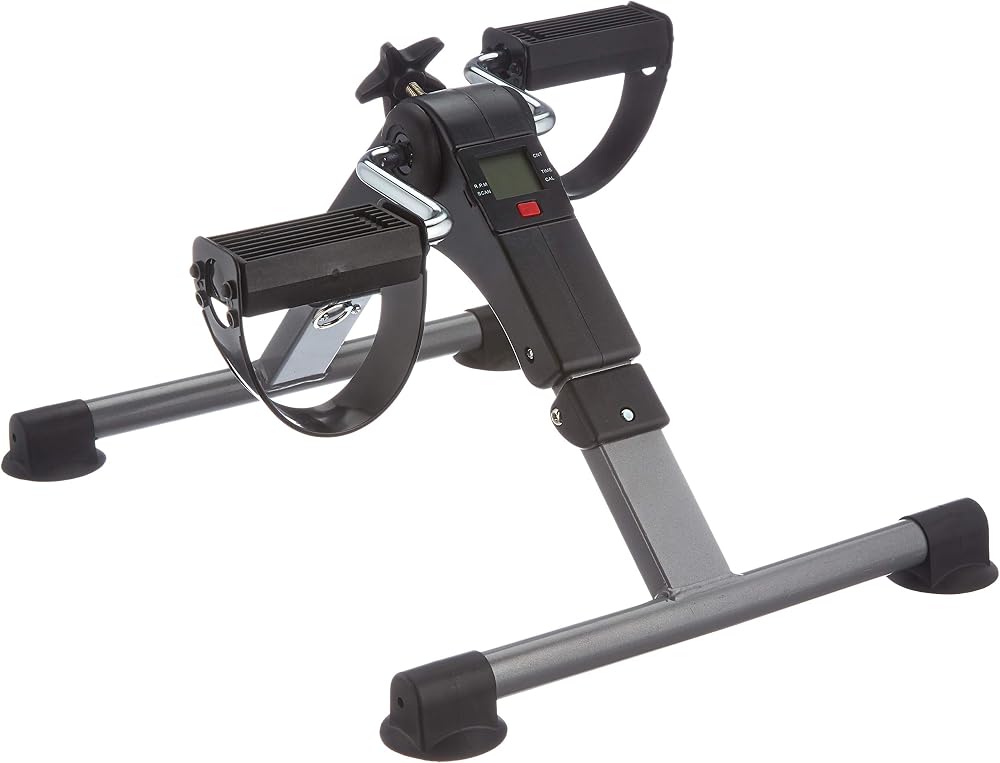 NRS Healthcare Pedal Exerciser with Digital Display & Adjustable Resistance
