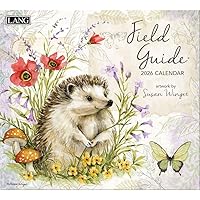 Lang Field Guide 2026 Wall Calendar – 13.4″ × 12″, 12-Month Calendar with Stapled Binding, Linen-Embossed Art by Susan Winget