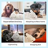 ALL FOR PAWS Little Buddy Heartbeat Sheep Puppy Toy Beige view 3