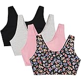 Fruit of The Loom Women's Multi-Pack Tank Top Style Sports Bra
