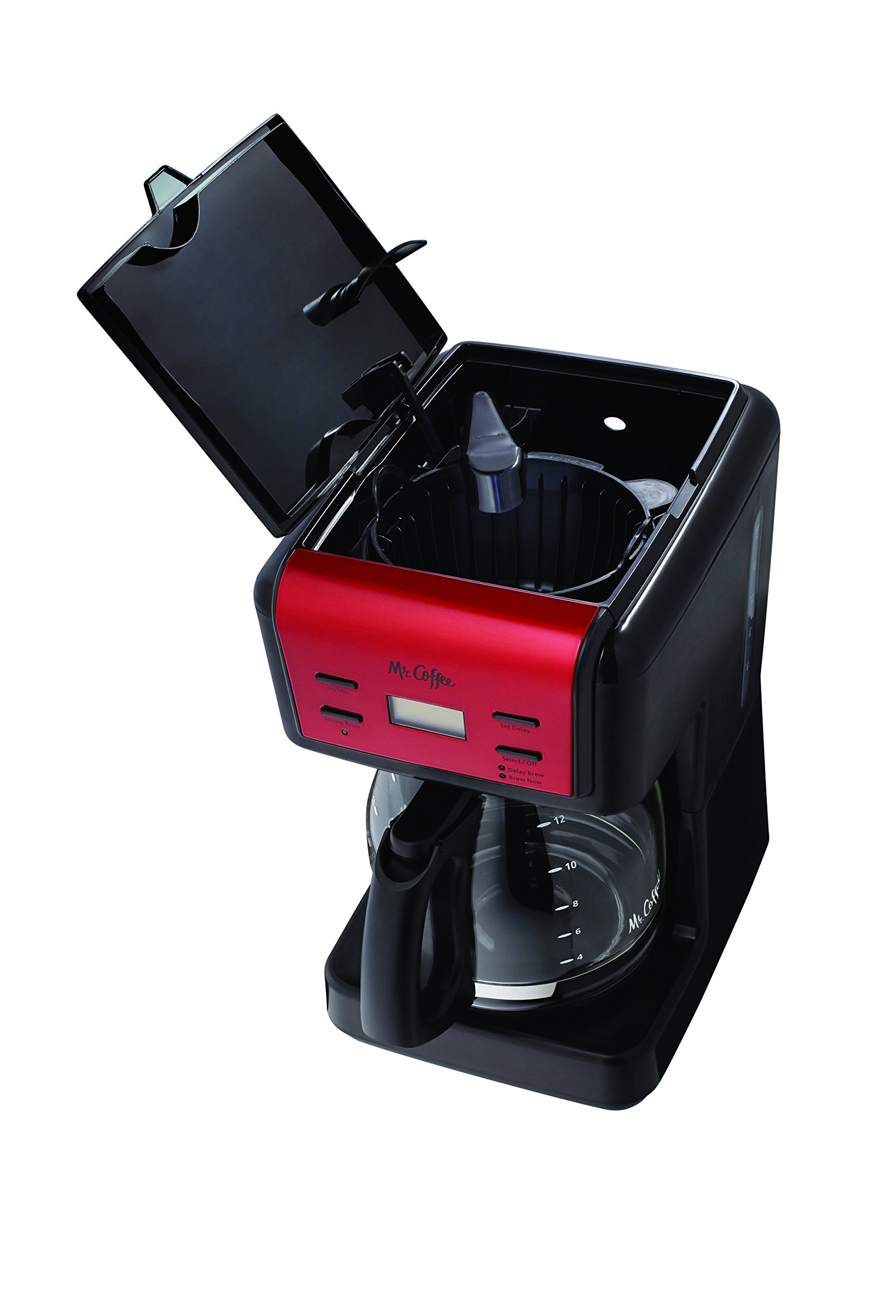 Mr Coffee Brewing Coffee Maker 12 Cup Programmable Red Bvmc