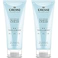 Cremo Womens Shaving Cream Sensitive Skin, Moisturizing, Vanilla & Orchid, Ultra-Slick Shave Cream for Women, Fights Nicks, Cuts and Razor Burn, 6 Fl Oz (Pack of 2)