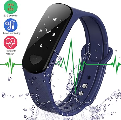 Smart pulsera Fitness Tracker ECG Corazón Tasa de/Monitor de ...