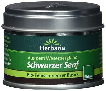 Herbaria Schwarzer Senf, 1er Pack (1 x 40 g Dose) - Bio