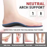 PCSsole Orthotic Arch Supports Insoles Red Men 8.5-9 28cm Flat Feet view 3