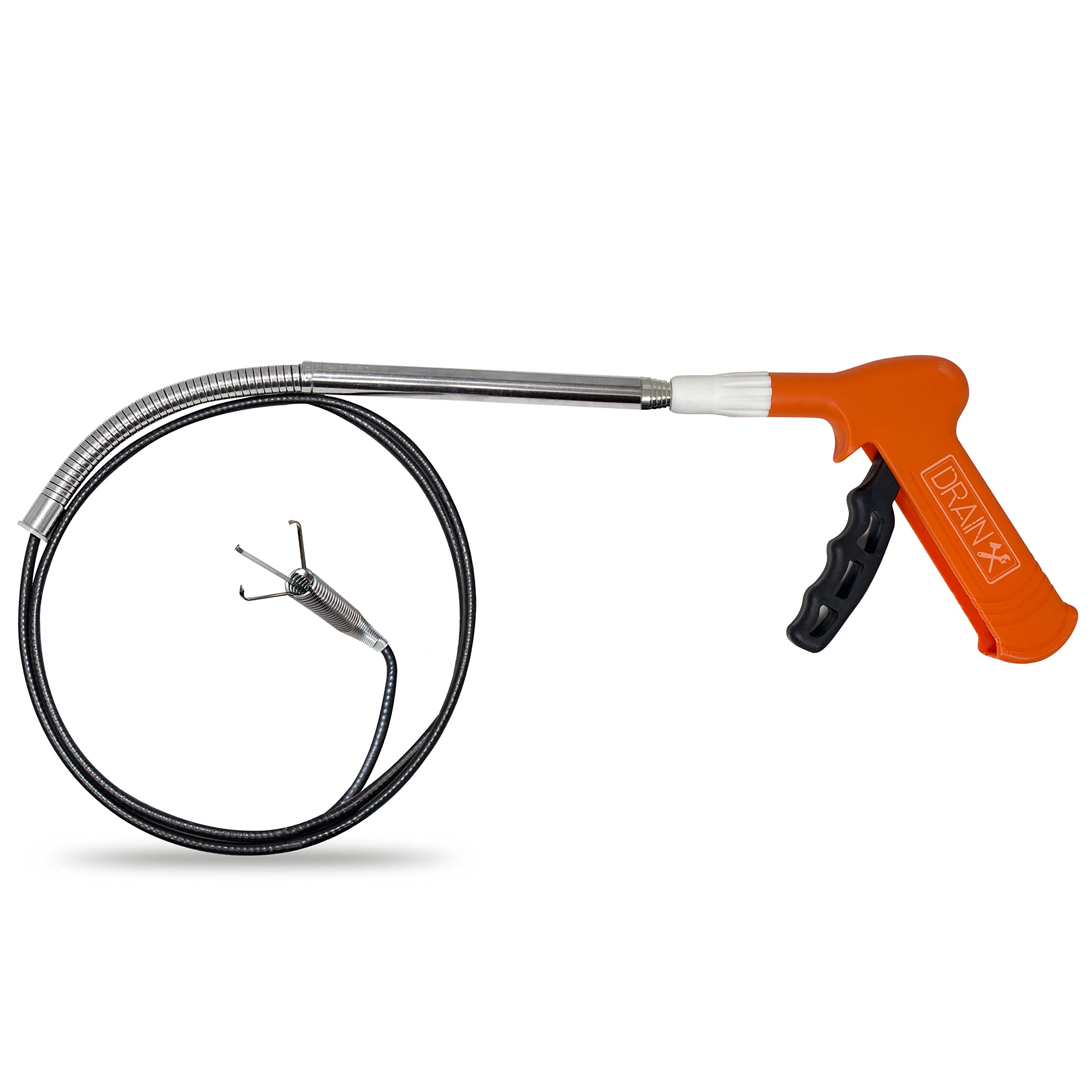 Photo 1 of Grip Grabber Claw, Drain Clog Pickup Snake, Remove Hair and Clogs from Sink, Shower, Tub, Toilet Drains, 5-Ft