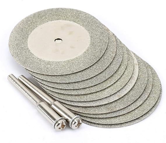 Discos de corte de diamante de excelente calidad, 10 unidades de 40 mm