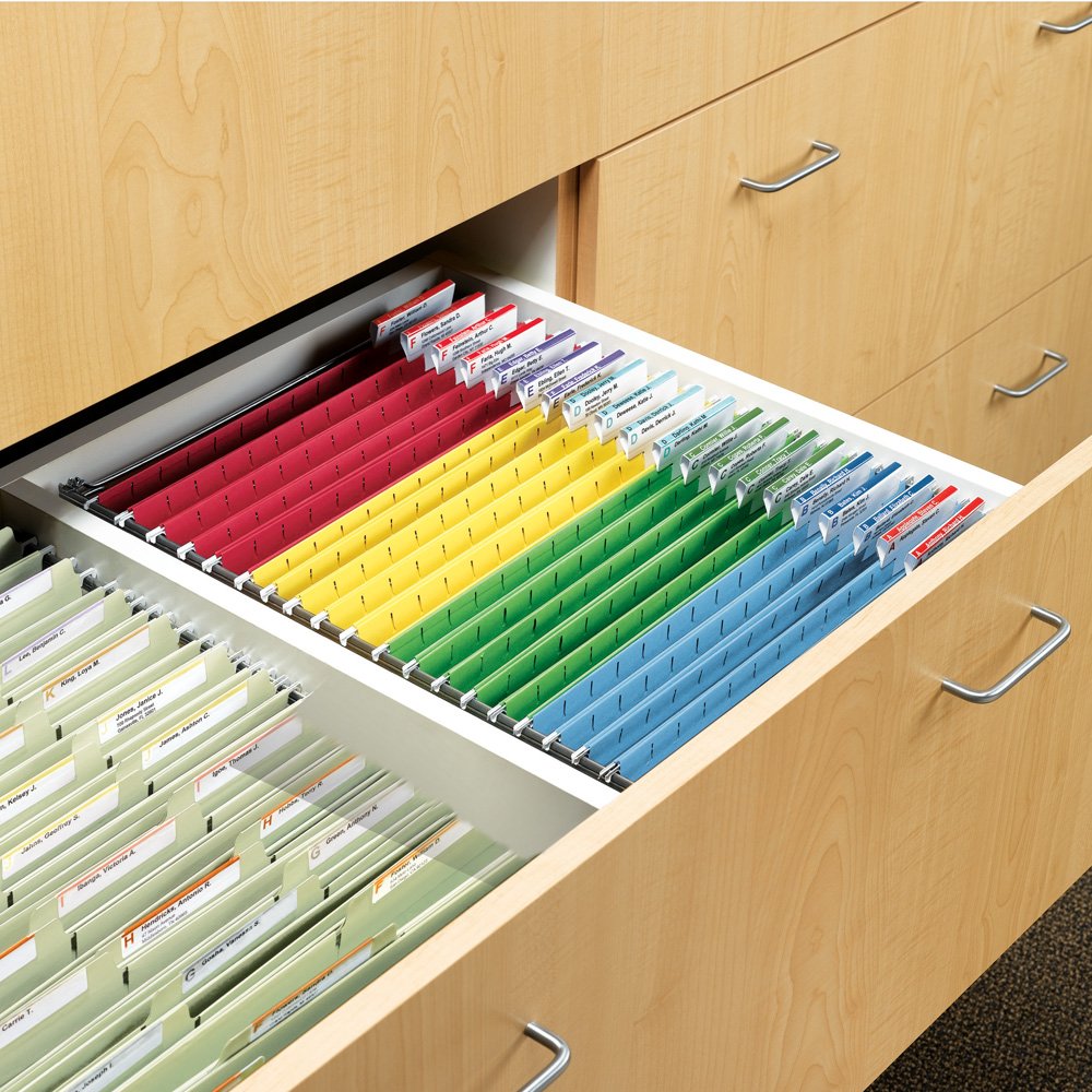 Gray Adjustable Letter/Legal/A4 64869 Smead Hanging File Folder Frame Hanging Folders & Interior