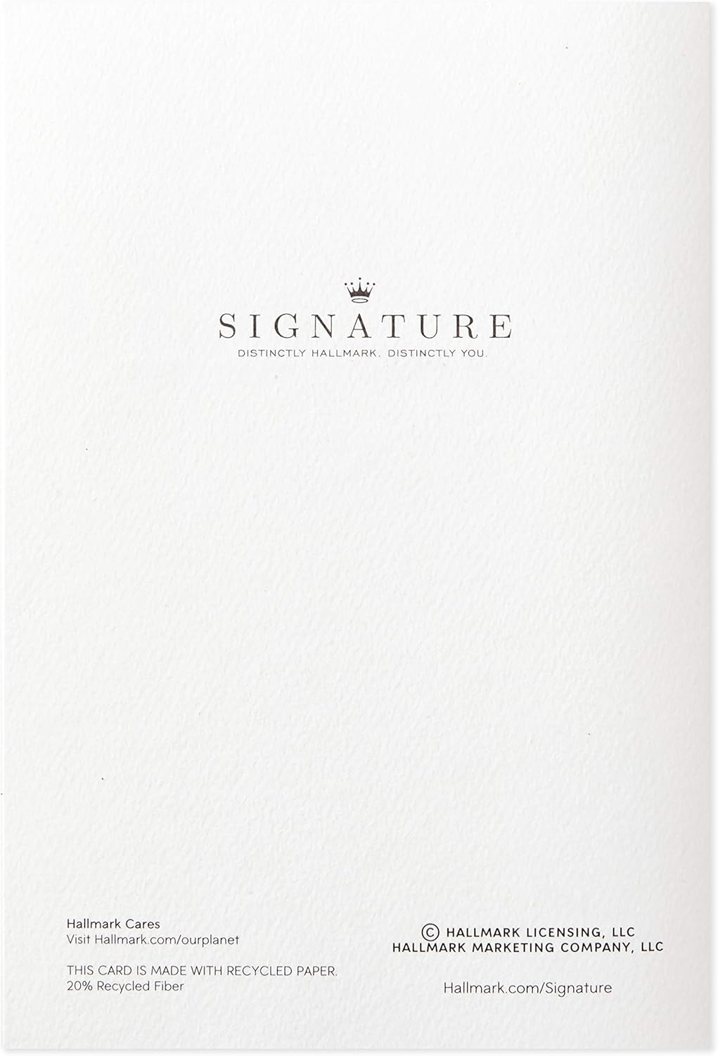 Hallmark Signature Birthday Card for Her (Orchid) : Office Products