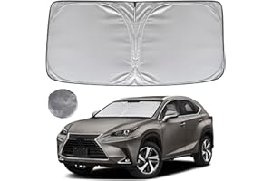 KAYZT Windshield Sun Shade for 2015-2021 Lexus NX NX300h/NX300/NX200t Foldable Sunshade Front Window Custom Fit Car Accessories