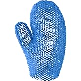 Supracor Spa Bath Mitt Body Exfoliator Face Scrub Sponge, Blue