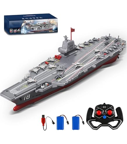 RBLOCTOYNY LHD-881 1/390 Scale 2.4G RC Battleship Model - Twin