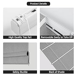 Hiifroy Roman Blinds, Roman Shades for