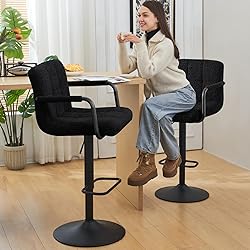 Furniliving Bar stools Set of 4, Bar stools, Swivel