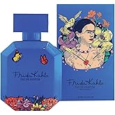Frida Kahlo Blue Eau de Parfum for Women – Floral Gourmand Fragrance with Agave, Coconut, Jasmine, Orange Blossom, Mexican Vanilla & Amber Long-Lasting Perfume – 1.7 oz Lacquered Bottle Made in USA