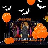 HYKJNBW 12 Inch Orange Balloons 50 Pack Thick Latex Party Decor view 5