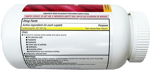 MEMBER’S MARK 500MG EXTRA STRENGTH ACETAMINOPHEN MEGASIZE 2PACK (600 COUNT EACH) 7HM2DCS