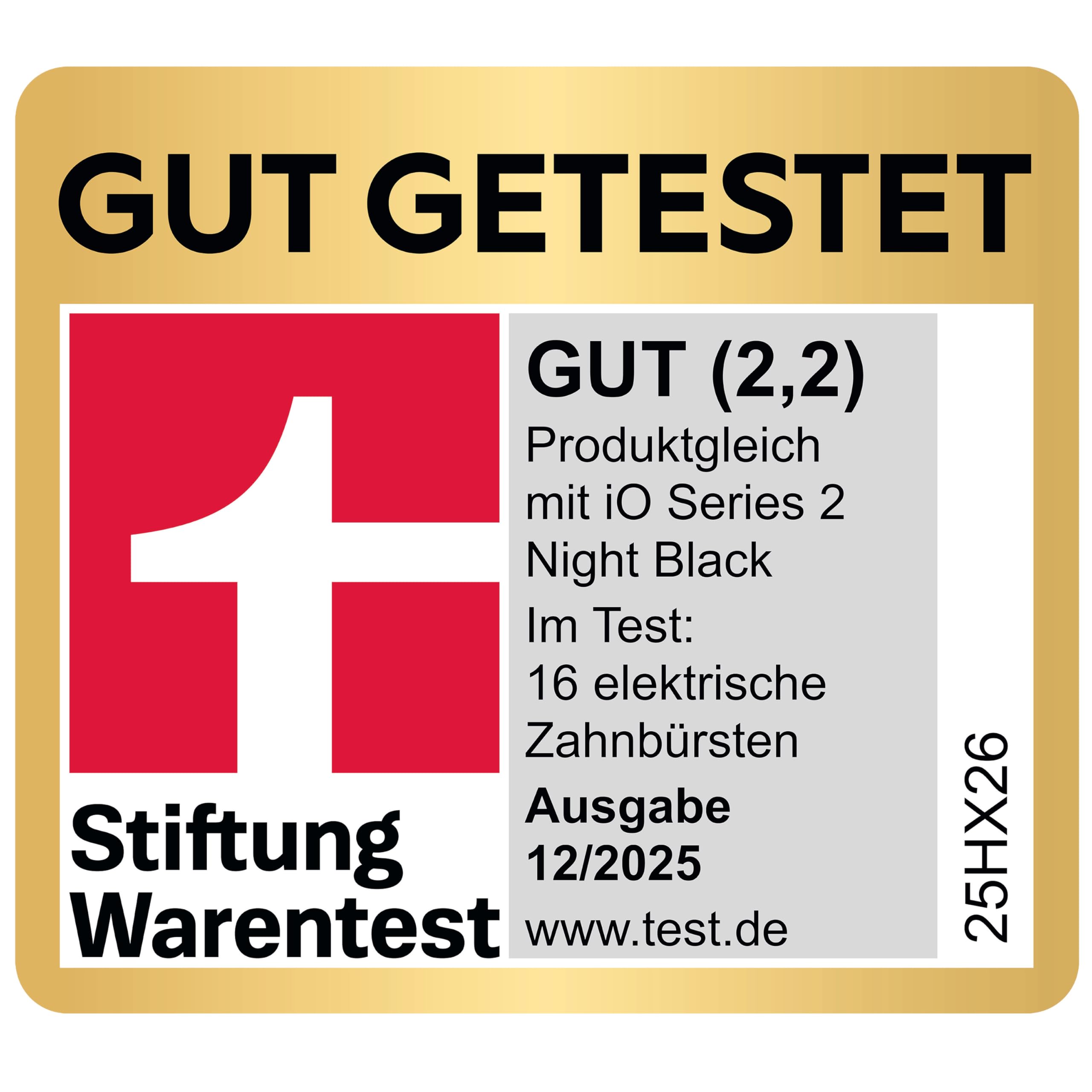 Oral-B iO Series 2 Elektrische Zahnbürste — Electric Toothbrush, Inkl. 1 Aufsteckbürste, Reise-Etui — 3 Putzmodi für Zahnpflege, GUT GETESTET (2,2) von STIFTUNG WARENTEST, Designed by Braun, Pink 3