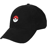 Bioworld Pokemon Pokeball Black Dad Hat