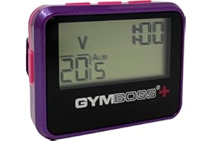Gymboss Plus Interval Timer and Stopwatch (Violet/Pink)