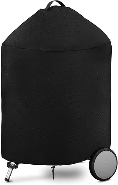 Dokon Kettle Barbecue Cover 71cm Dia 68cm H Waterproof 420D Oxford Black
