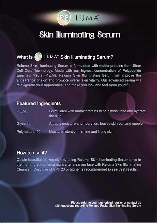 reluma stem cell serum
