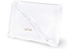 Kate Spade New York Desktop Acrylic Business Card Holder, Call Me
