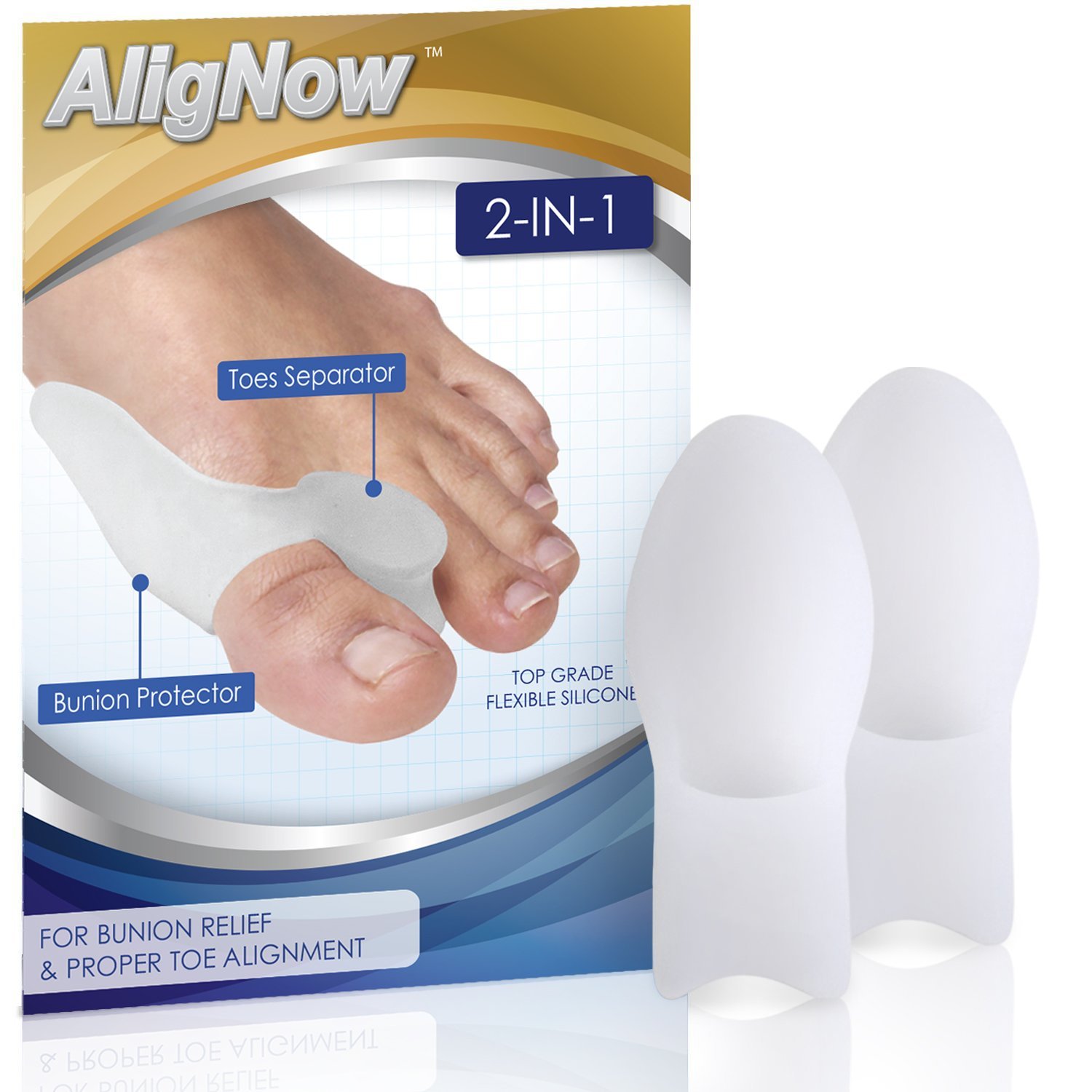 Big Toe Bunion Relief Pack by Lemon Hero Pack of 2