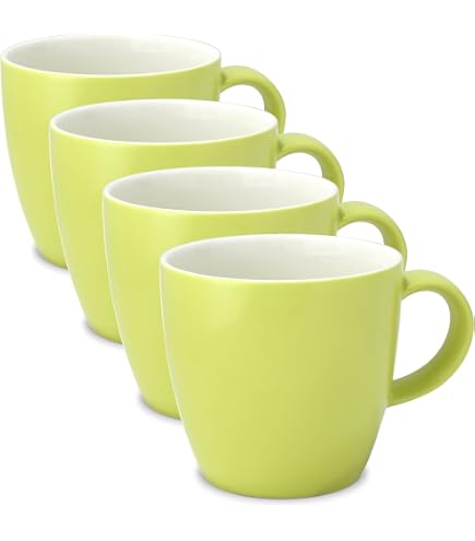 Set di 4 tazze con manico 650 ml per stampa