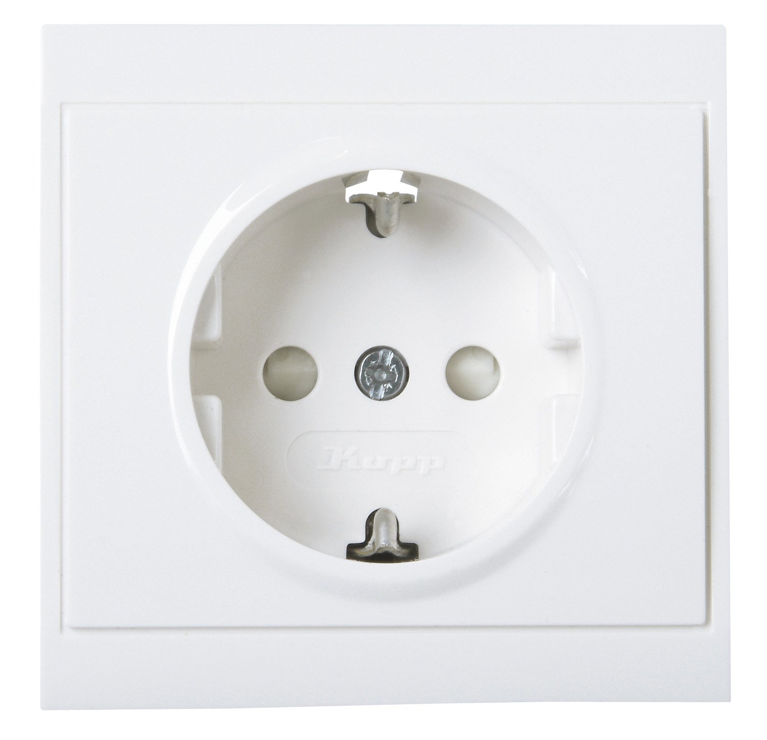 Kopp 923413082 Malta earthing contact socket with increased contact protection, Arctic