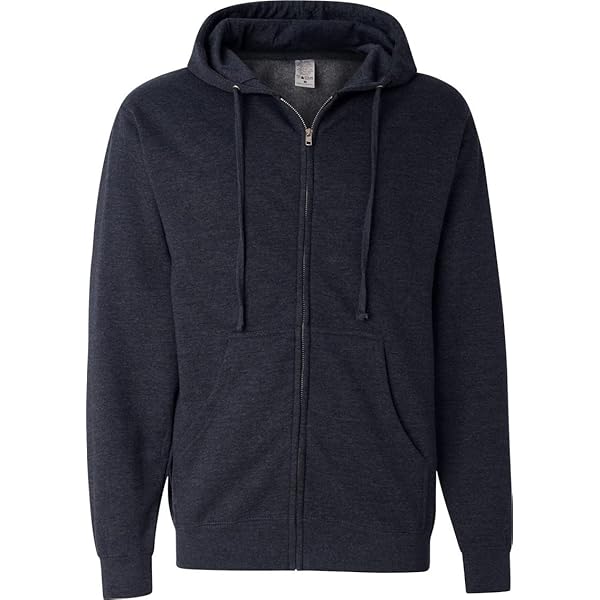 Independent Trading Co. Midweight Hooded Full-Zip Sweatshirt M
