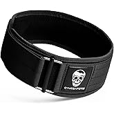 Gymreapers Quick Locking Weight Lifting Belt for Men Gym Belt for Powerlifting Deadlift Belt with 4 Inch Neoprene Metal Buckle Back Support Weightlifting Belt Women