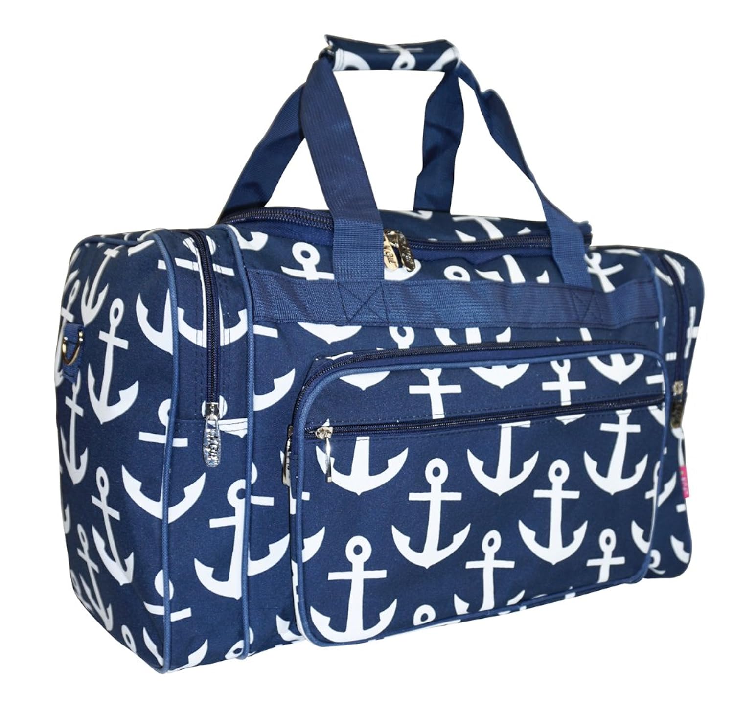N. Gil Navy Nautical Anchors Duffle Carry On Bags 22 Inch eBay